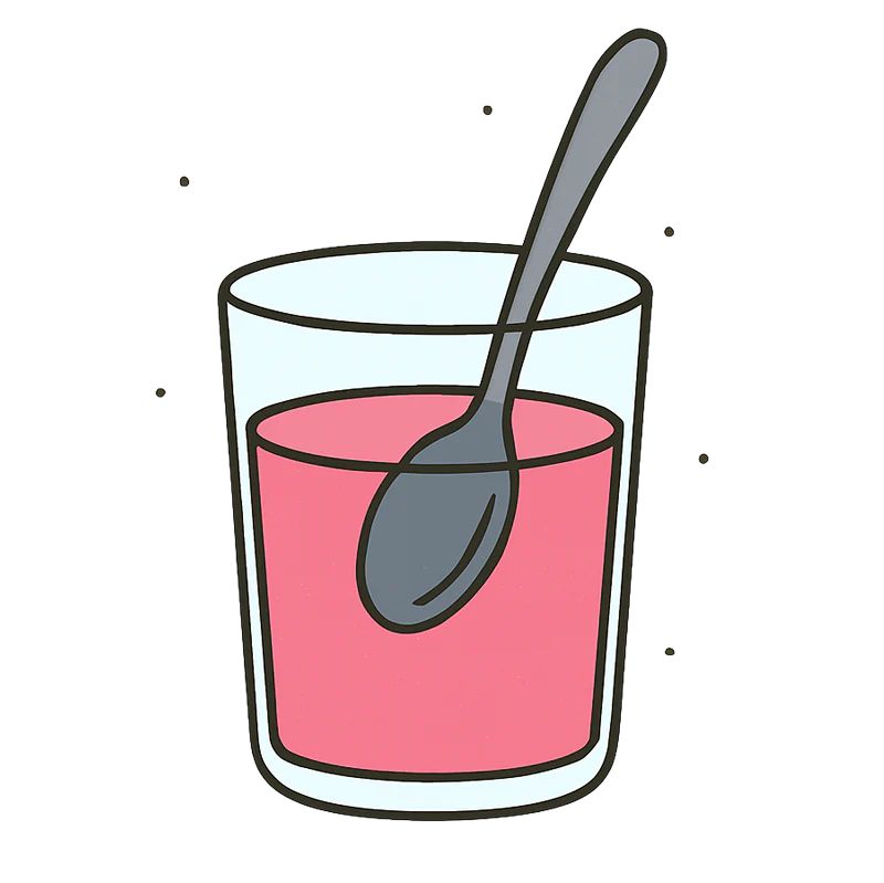 Boisson mélangée dans un verre