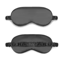 Masque de sommeil en soie - Relaxation et confort absolu