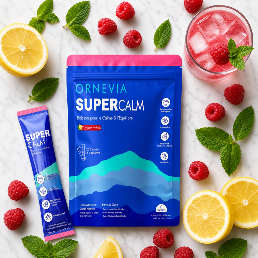 Une synergie de 4 actifs cliniquement étudiés pour réguler votre cortisol
